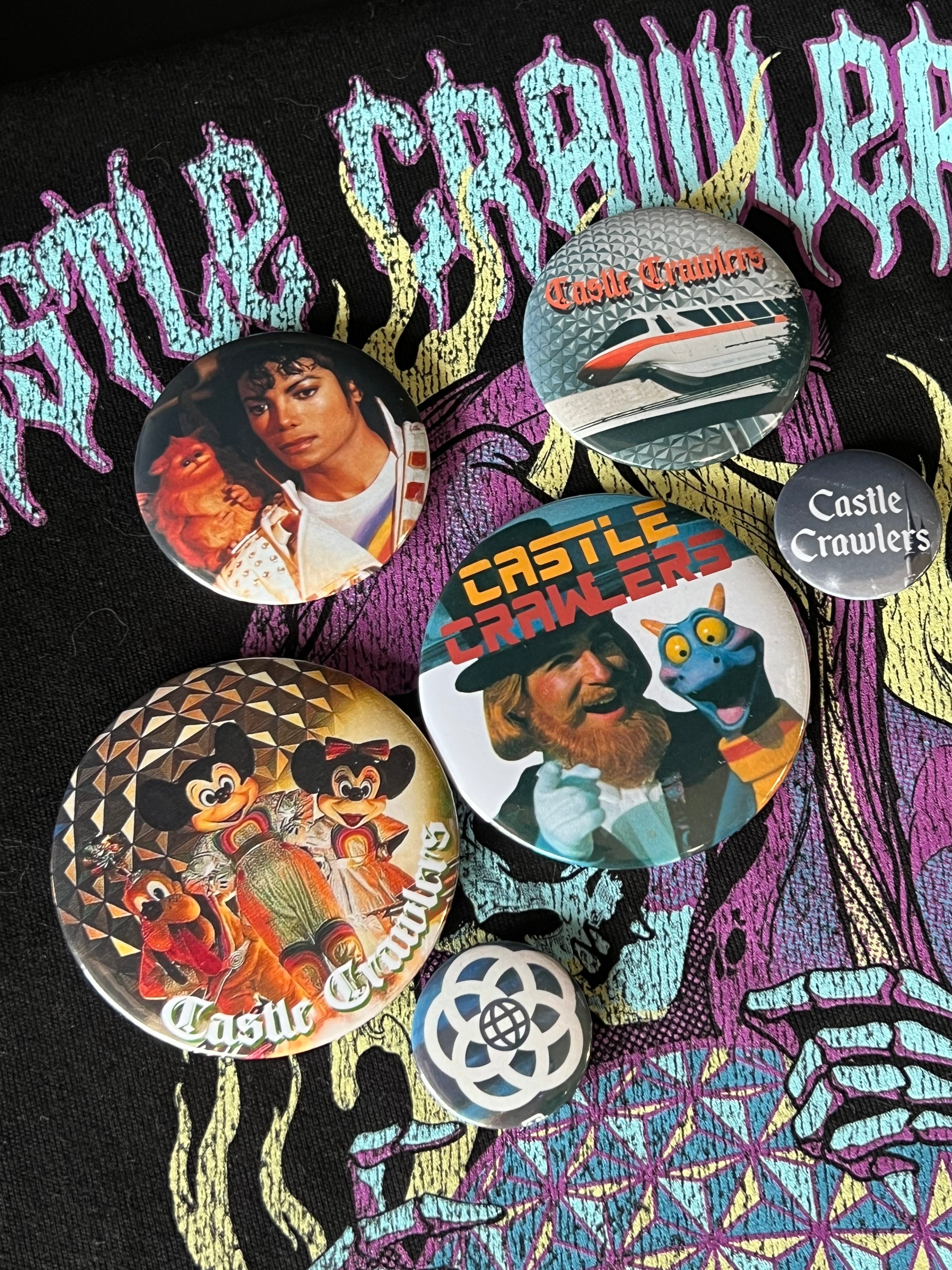 Epcot Crawlers Button Pack